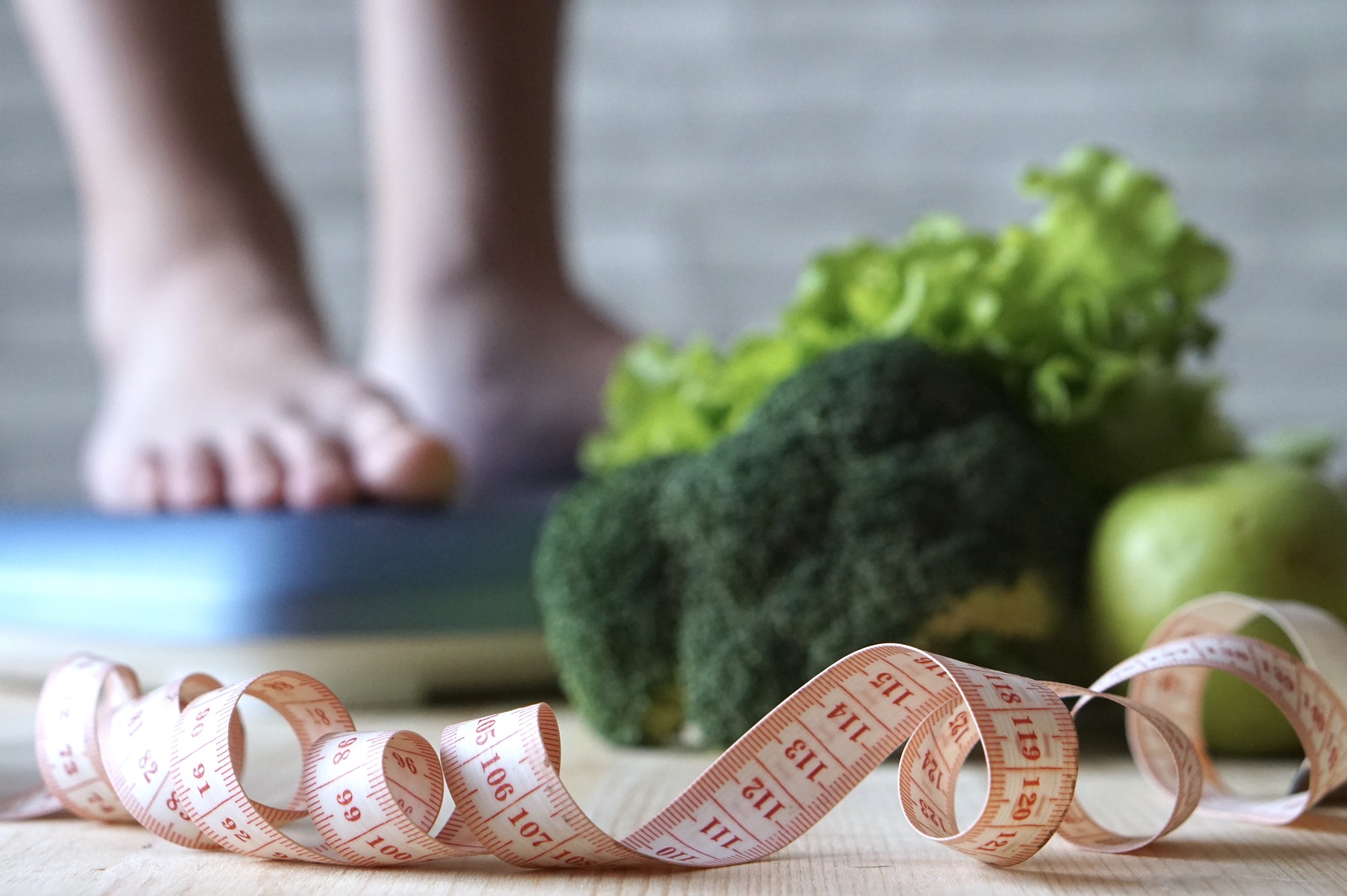 Weight loss concept