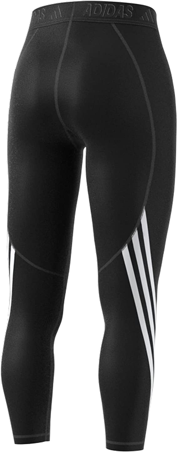 adidas Women's Techfit 3-Stripes Long Gym Leggings - Image 4