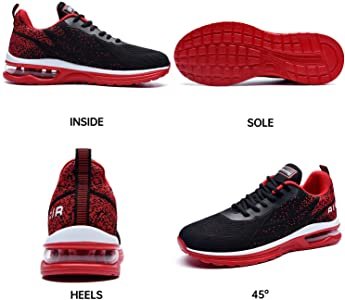 Autper Mens Air Athletic Running Tennis Shoes Lightweight Sport Gym Jogging Walking Sneakers - Image 5