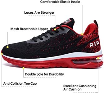 Autper Mens Air Athletic Running Tennis Shoes Lightweight Sport Gym Jogging Walking Sneakers - Image 6