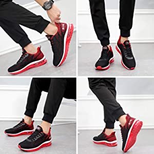Autper Mens Air Athletic Running Tennis Shoes Lightweight Sport Gym Jogging Walking Sneakers - Image 9