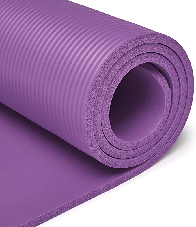 Amazon Basics 1/2-Inch Extra Thick Exercise Yoga Mat - Image 2