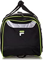 Fila Acer 25" Sport Duffel Bag, Black/Neon Green, One Size - Image 6