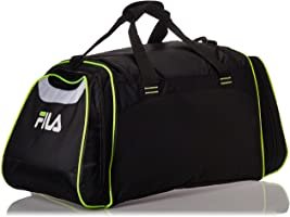 Fila Acer 25" Sport Duffel Bag, Black/Neon Green, One Size - Image 5