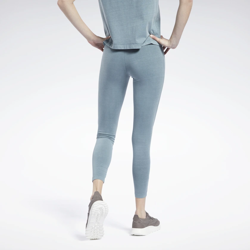 Reebok Women's Classics Natural Dye Leggings in Midnight Pine Size M - Casual Clothing - Image 5