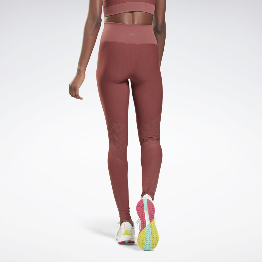 Reebok Women's Les Mills® Seamless Leggings in Rich Red Size L - Studio Clothing - Image 3
