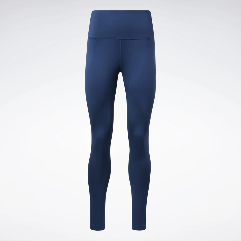 Reebok Women's Running Vector Leggings in Batik Blue Size S - Running Clothing - Image 6